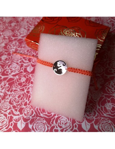 Bratara Argint Yin Yang Pisici