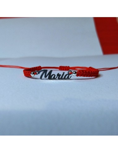 Bratara Snur Nume Argint Maria