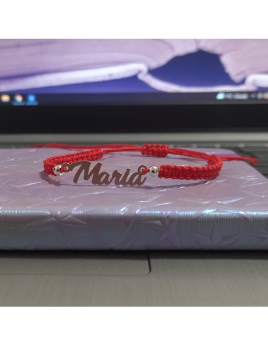 Bratara Snur Nume Argint Maria