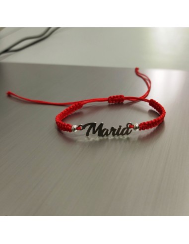 Bratara Snur Nume Argint Maria