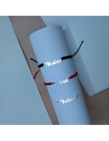 Bratara Snur nume argint Nicoleta