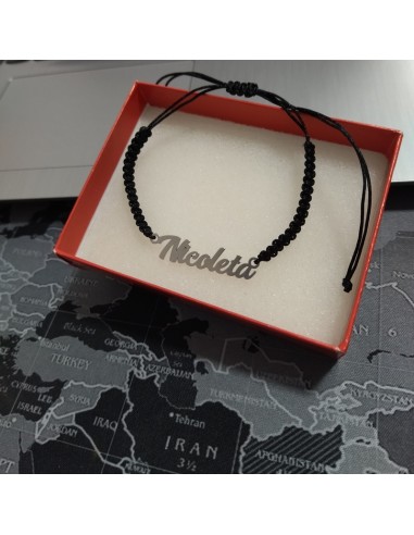 Bratara Snur nume argint Nicoleta