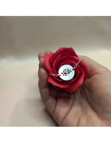 Bratara Argint Banut Trandafir