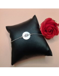 Bratara Argint Banut Trandafir