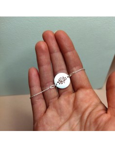 Bratara Argint Banut Trandafir 2