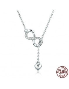Colier Argint Infinit Inima...