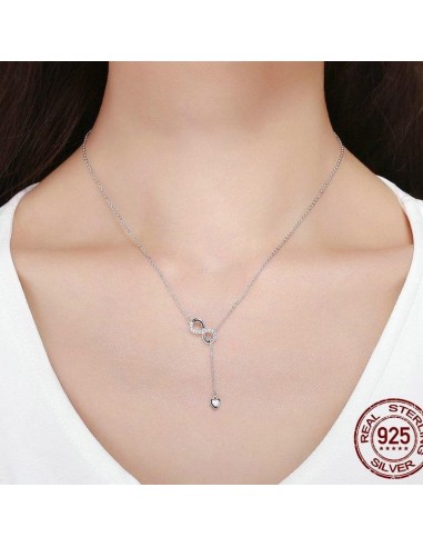 Colier Argint Infinit Inima Forever