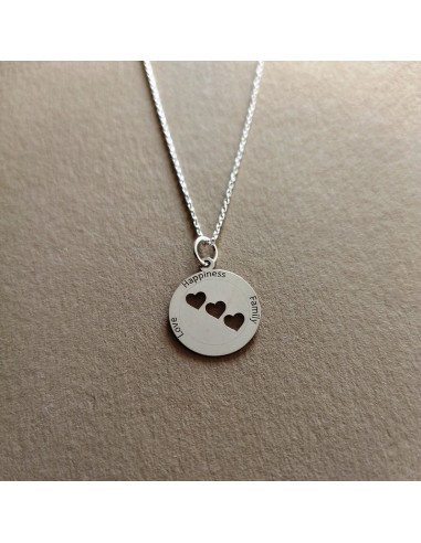 Colier Argint cu Pandantiv Gravat...