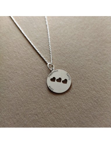 Colier Argint cu Pandantiv Gravat...