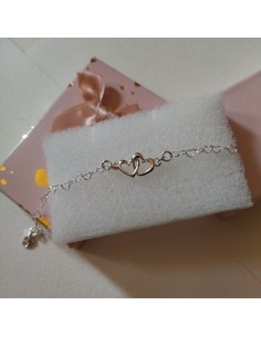 Bratara Argint Inimioare 2