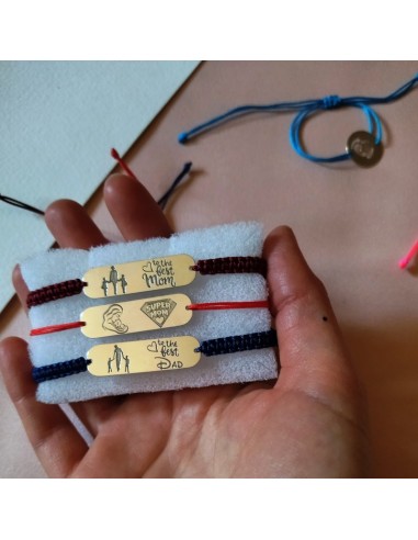 Bratara Argint ,,To the Best Dad''