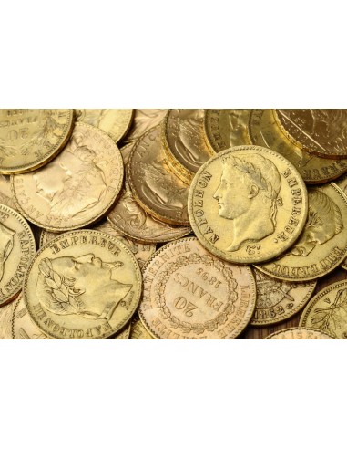 Moneda istorica din Aur - 20 franci...