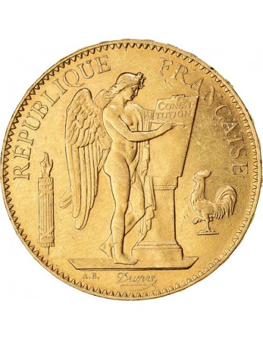 Monedă istorica din Aur - 100 franci...