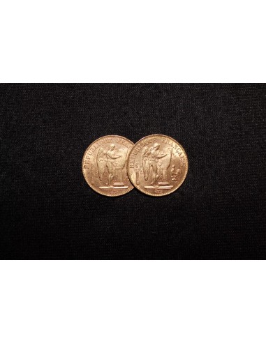 Monedă istorica din Aur - 20 franci...