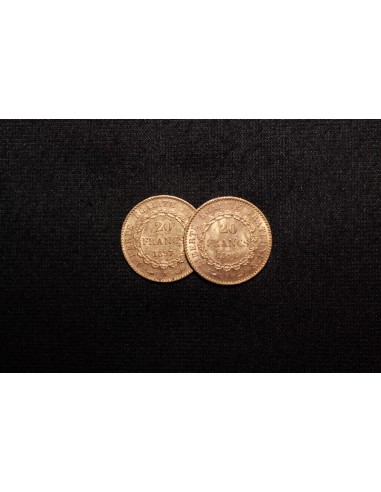 Monedă istorica din Aur - 20 franci...