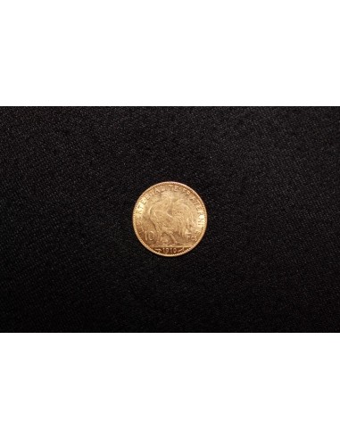 Moneda istorica din Aur - 10 franci...