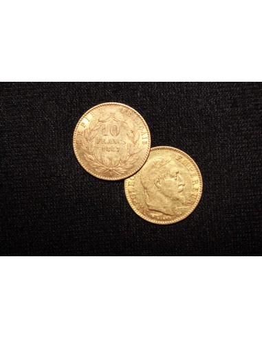 Moneda istorica din Aur - 10 franci...