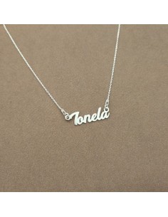 Lantisor Argint cu nume Ionela 2