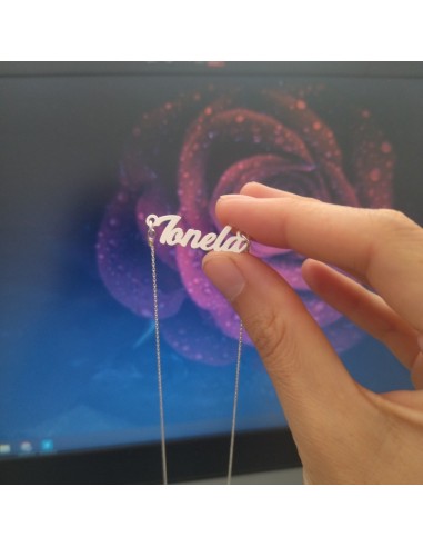 Lantisor Argint cu nume Ionela