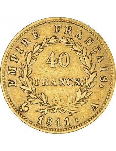 Moneda istorica din Aur - 40 franci...