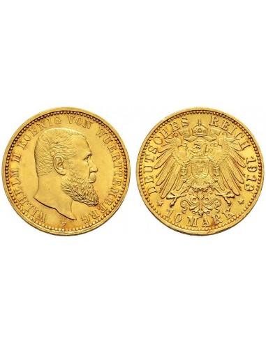 Moneda istorica din Aur -10 marci...