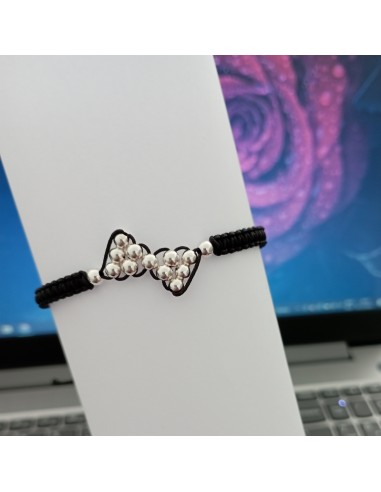 Bratara Fundita snur si bilute Argint...