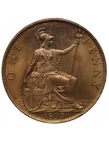 Moneda istorica din Bronz - 1 penny...