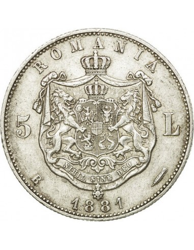 Moneda istorica din Argint - 5 lei...