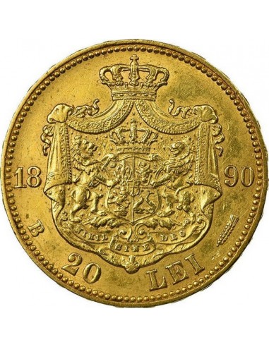 Moneda istorica din Aur - 20 lei...