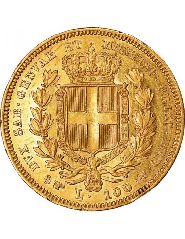 Moneda istorica din Aur - 100 lire...