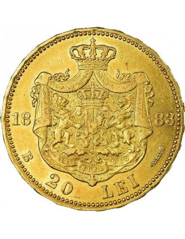 Moneda istorica din Aur - 20 lei...