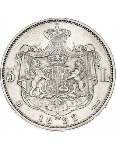 Moneda istorica din Argint - 5 lei...