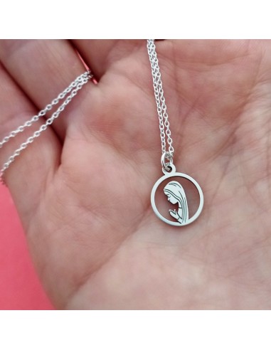 Lantisor Argint cu Pandantiv Rugaciune