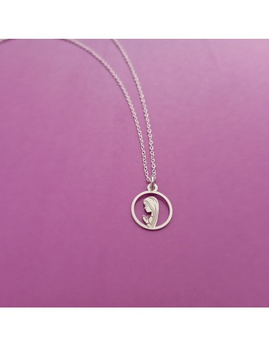 Lantisor Argint cu Pandantiv Rugaciune