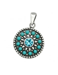 Pandantiv de argint mozaic...