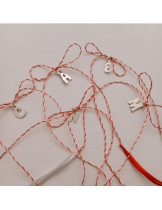 Martisor Litera Argint 925