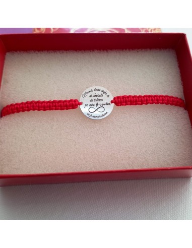 Bratara Banut Argint Mesaj Gravat...