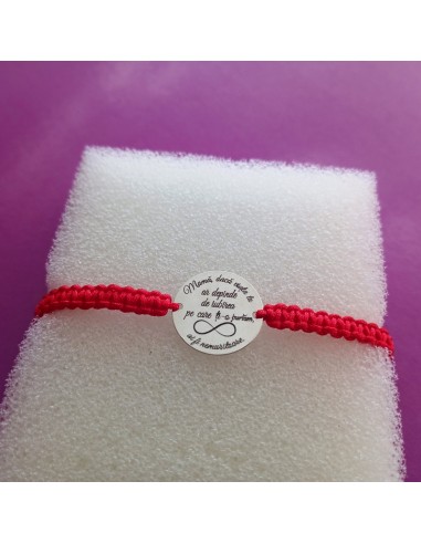 Bratara Banut Argint Mesaj Gravat...