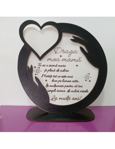 Decoratiune Cadou: ,,Draga mea Mama''