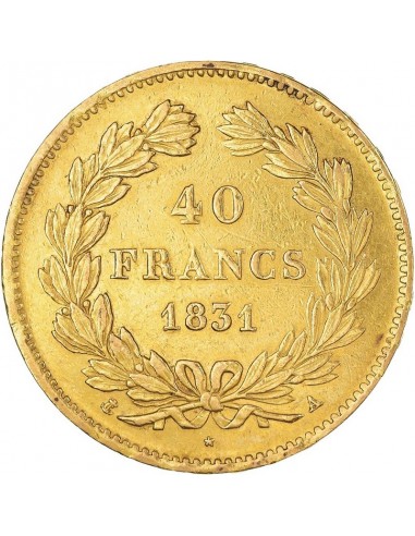 Moneda istorica din Aur - 40 franci...