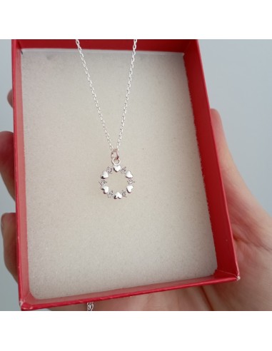Colier Argint 925 Pandantiv Inimioare