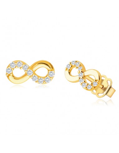 Cercei Aur 9K Simbol Infinit