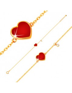 Bratara Aur 14 k Inima Rosie