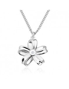Colier Argint Floare cu...