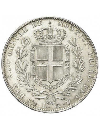 Moneda istorica din Argint - 5 lire...