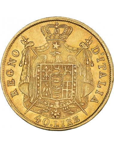 Moneda istorica din Aur - 40 lire...