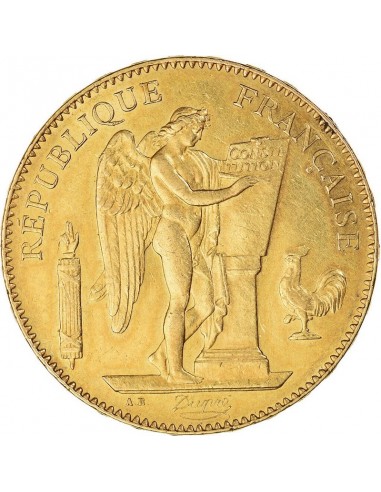 Monedă istorica din Aur - 50 franci...