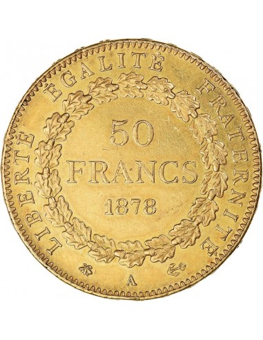 Monedă istorica din Aur - 50 franci...