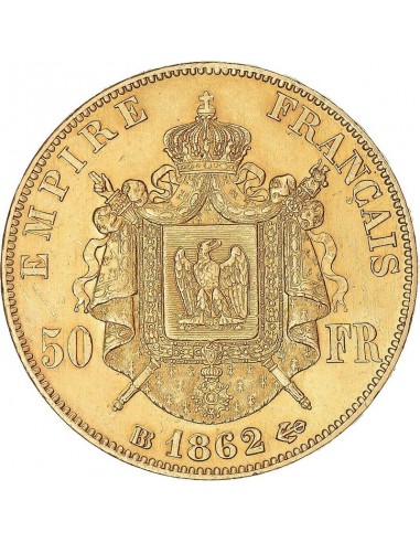 Moneda istorica din Aur - 50 franci...