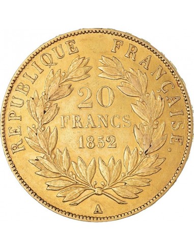 Moneda istorica din Aur - 20 franci...